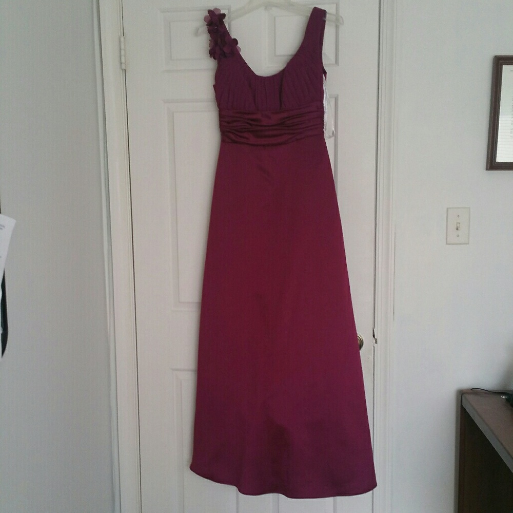 David's bridal bridesmaid gown